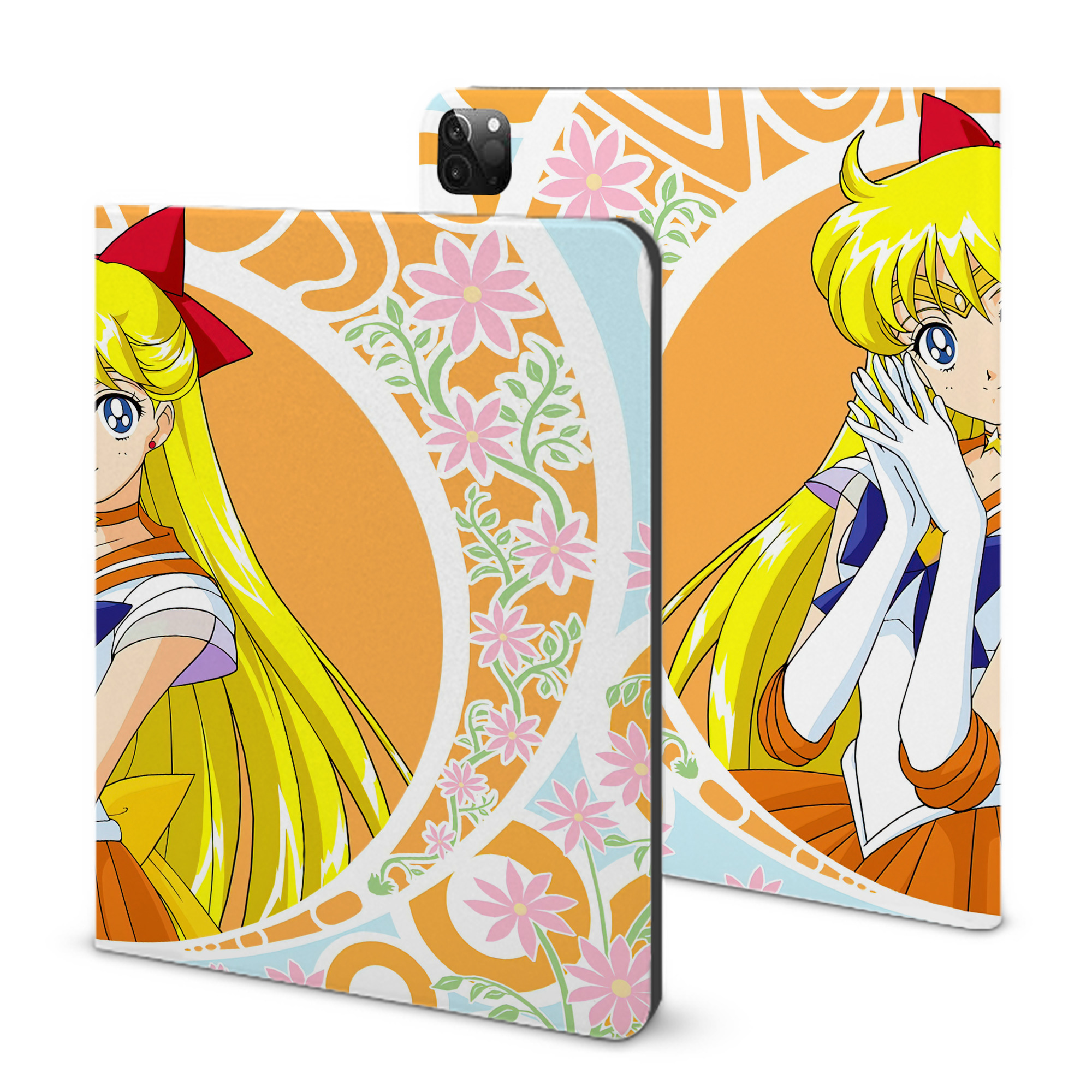 （画像用） 美少女戦士セーラームーン Sailor Moon IPadケース ペンホルダー付き ブックスタイルデザイン